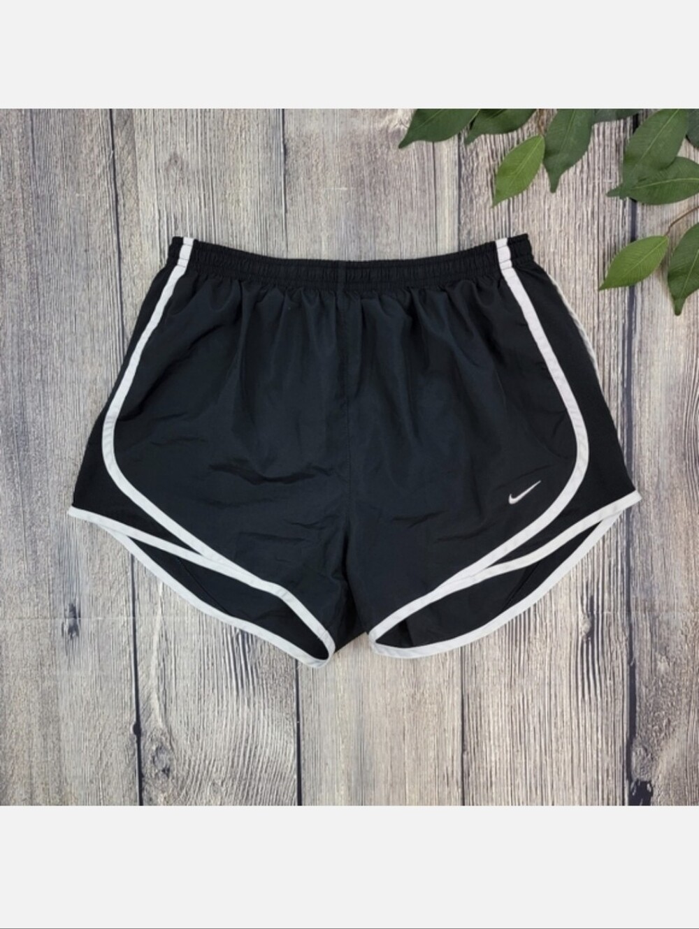 Nike Dri-Fit Active Black and White Athletic Shorts